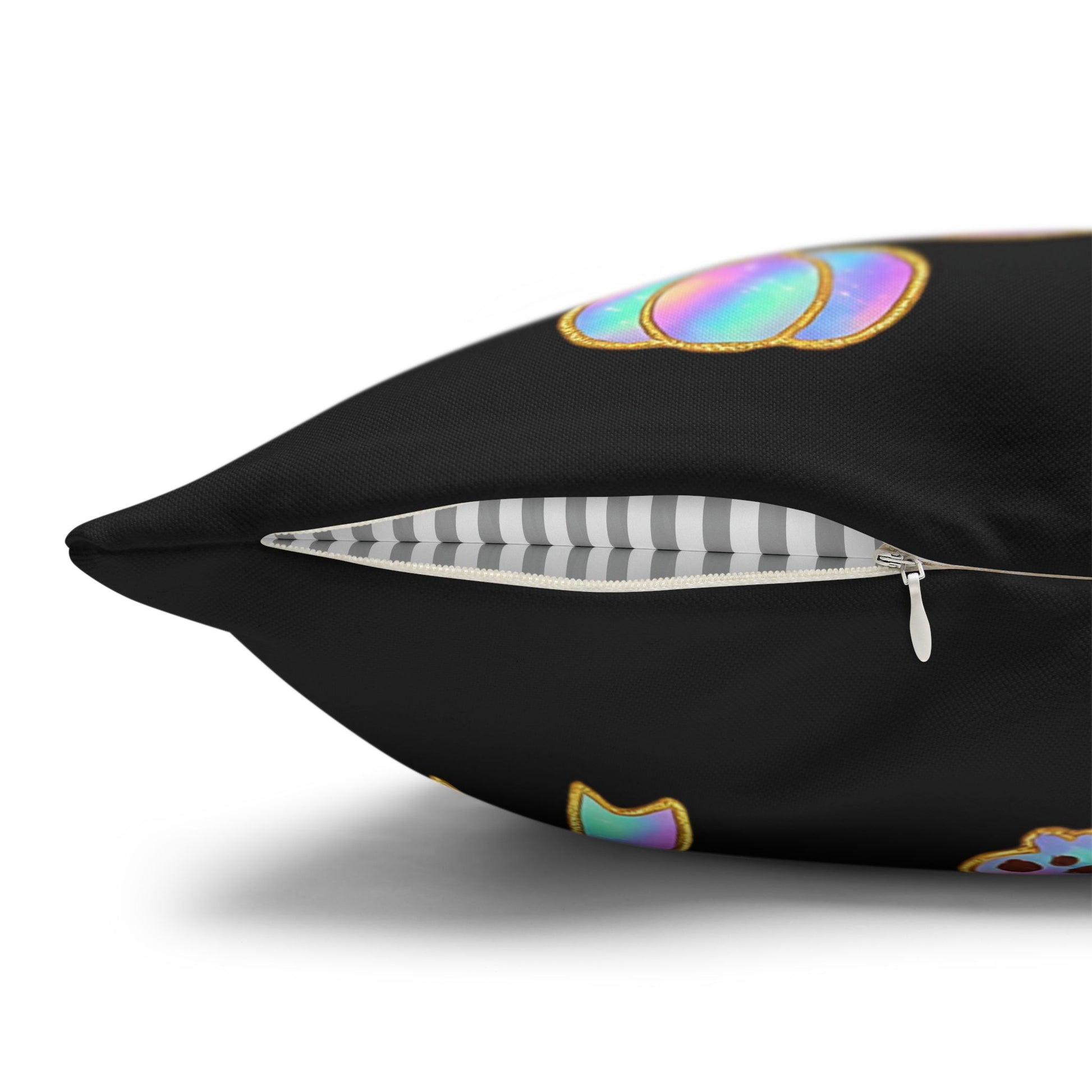 Holographic Ghost Pillowcase - Cozy Halloween Decor, Cute Cushion Cover, Spooky Gift for Fall Vibes - VYBE Shop