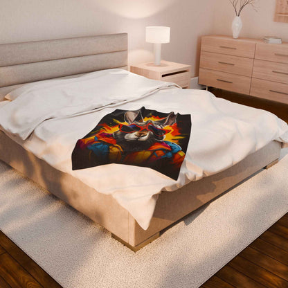 Cool Bunny Plush Blanket