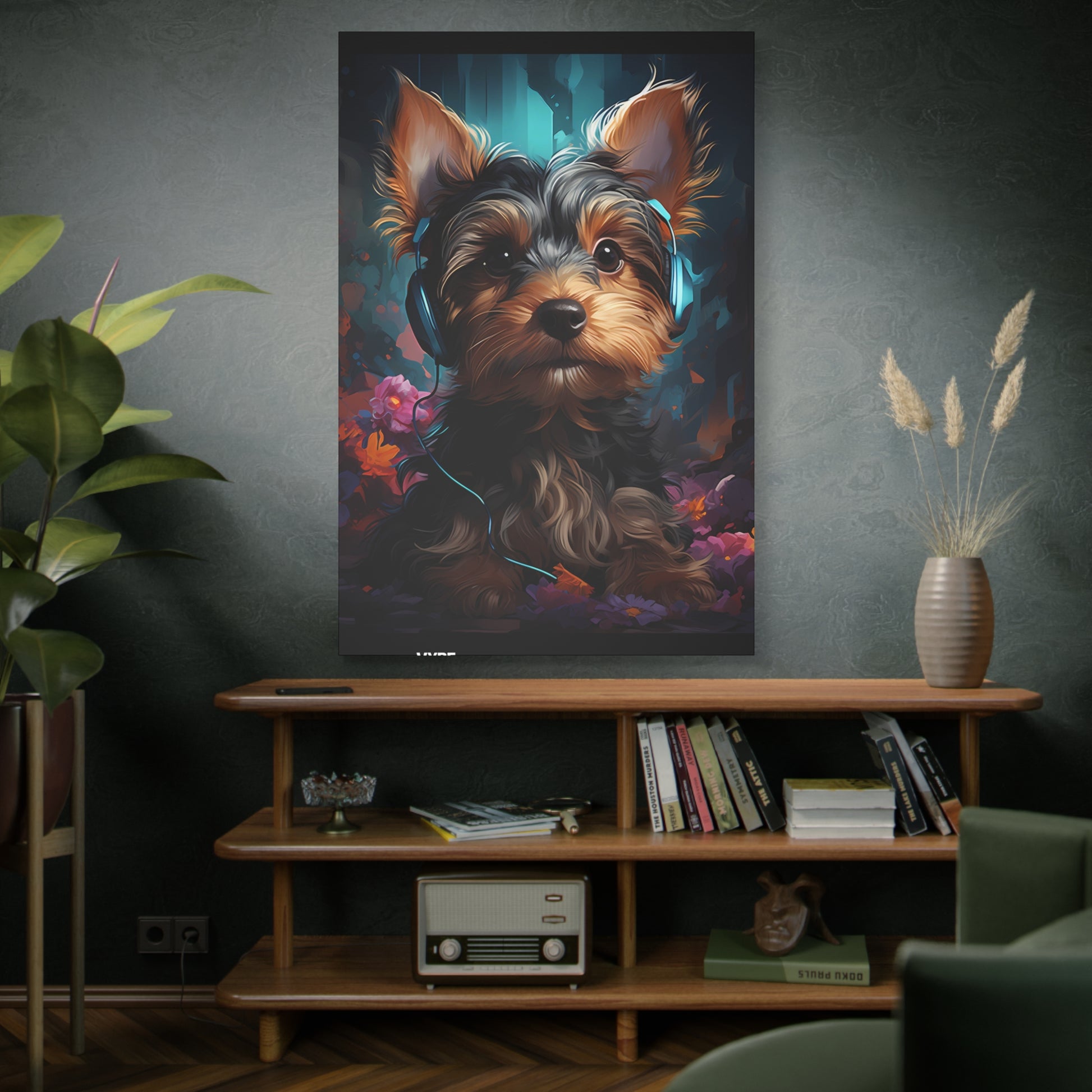 Yorkshire Terrier Wall Art Canvas Print - Perfect Gift for Pet Lovers - VYBE Shop