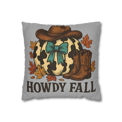 Howdy Fall Decorative Pillowcase - Cozy Autumn Home Decor, Farmhouse Style Decorative Pillow Cover, Perfect Fall Gift - VYBE Shop