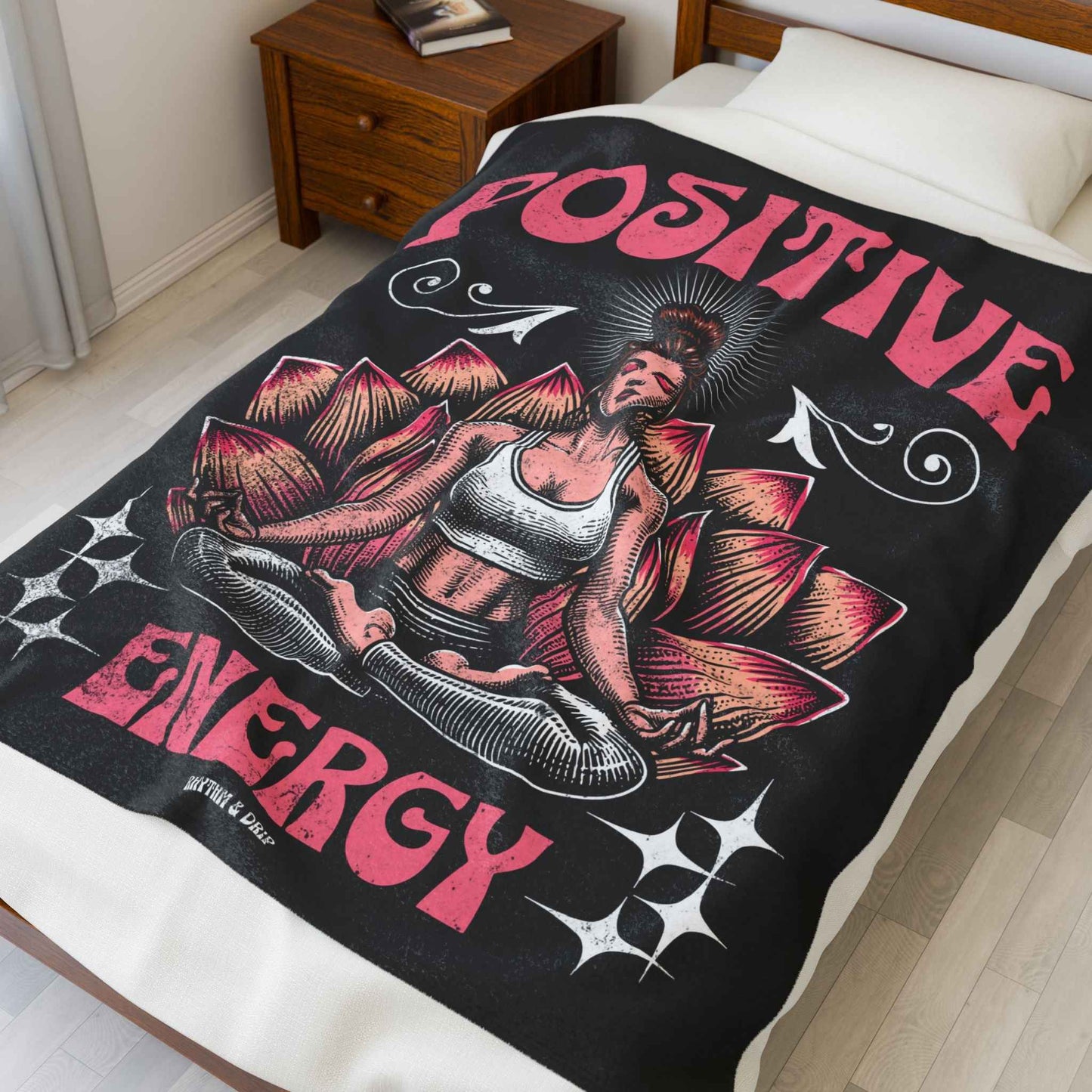 Positive Energy Plush Blanket