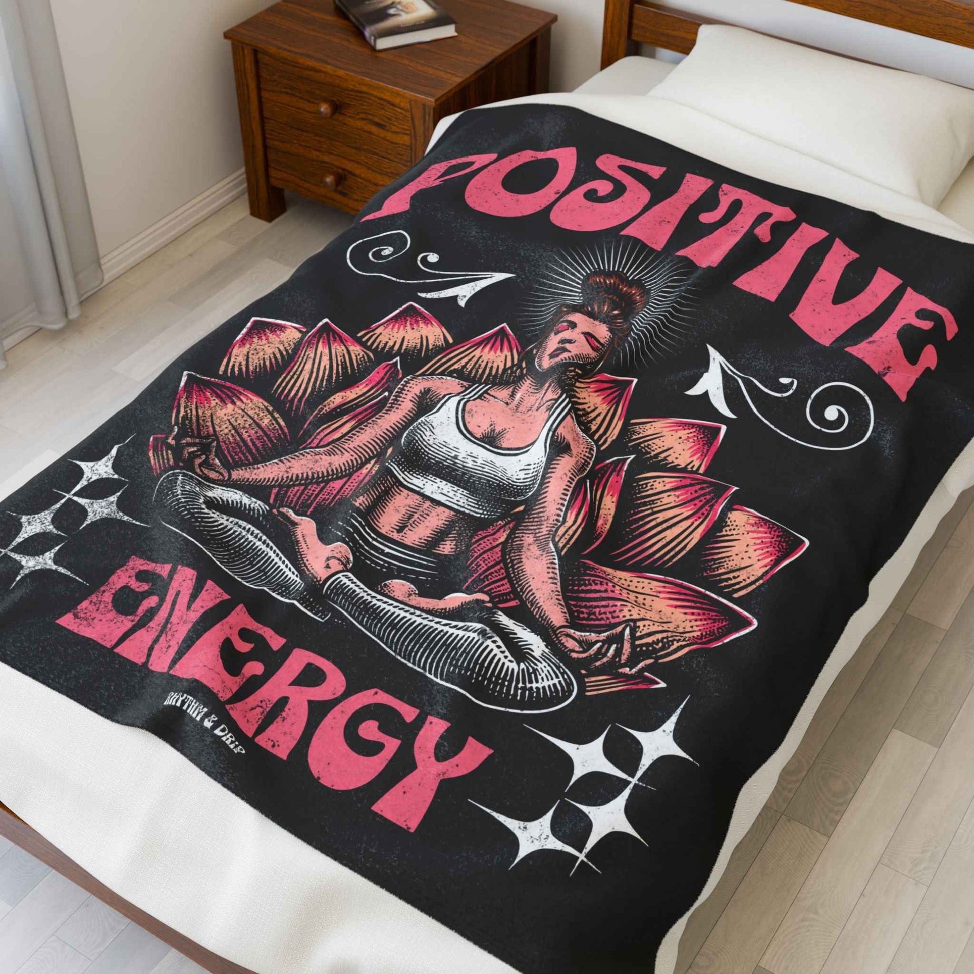 Positive Energy Plush Blanket