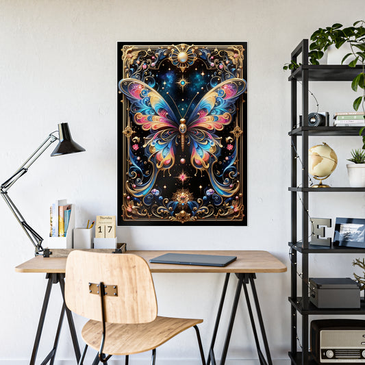 Vibrant Butterfly Poster - Stunning Wall Art Tarot Design - VYBE Shop