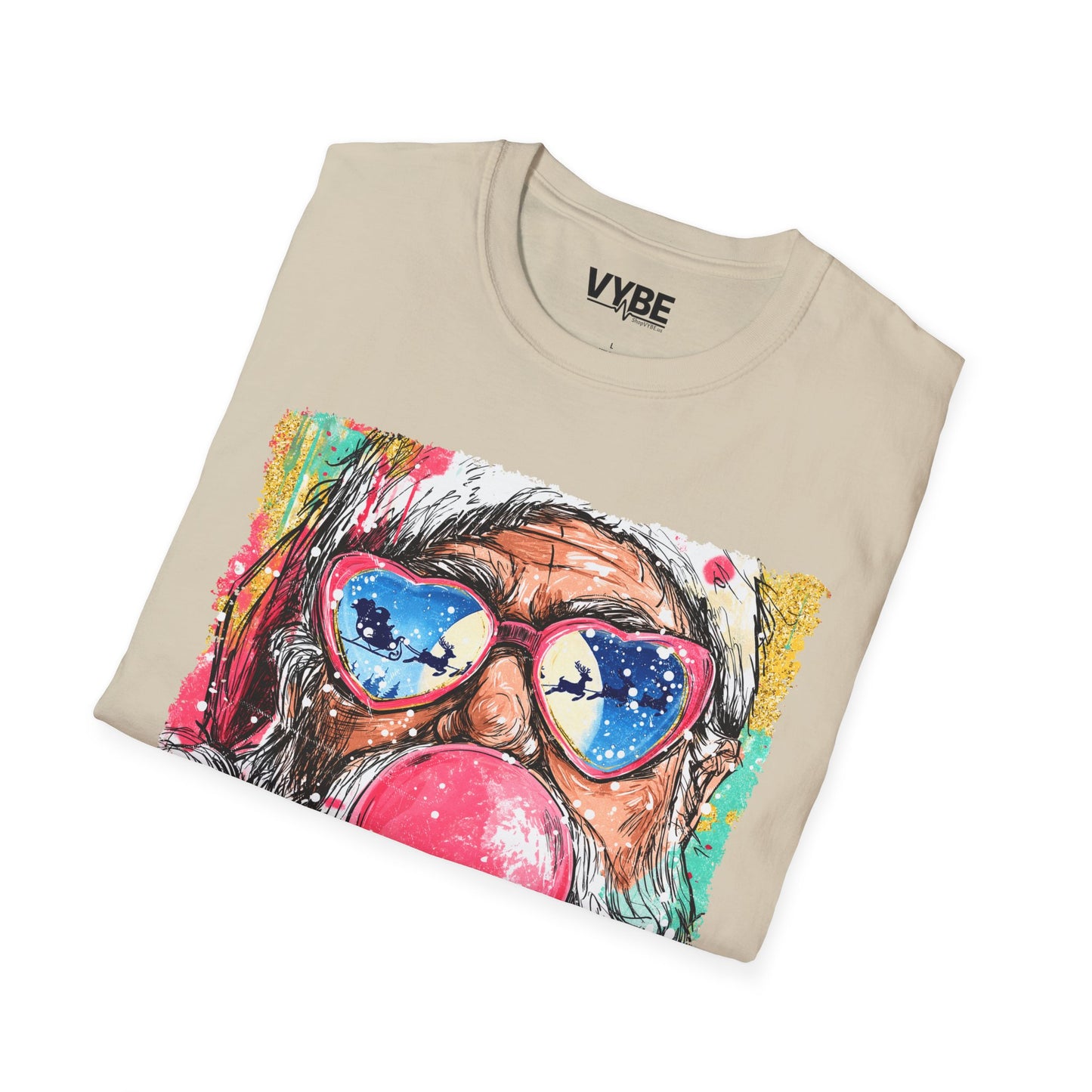 Festive Santa Graphic T-Shirt - VYBE