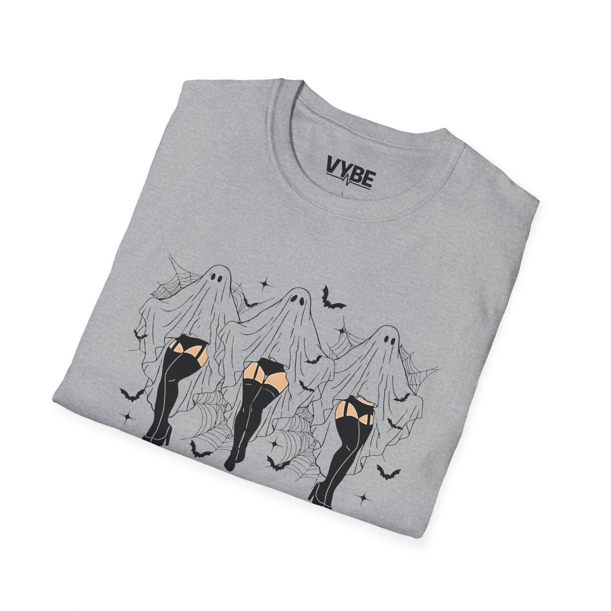 Halloween- Freak in the Sheets T-Shirt, Funny Graphic Tee, Halloween Costume, Gift for Sheet Lovers, Casual Wear, Horror Vibe - VYBE Shop