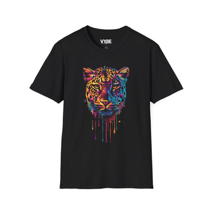 Neon- Leopard Graphic T-Shirt - VYBE Shop