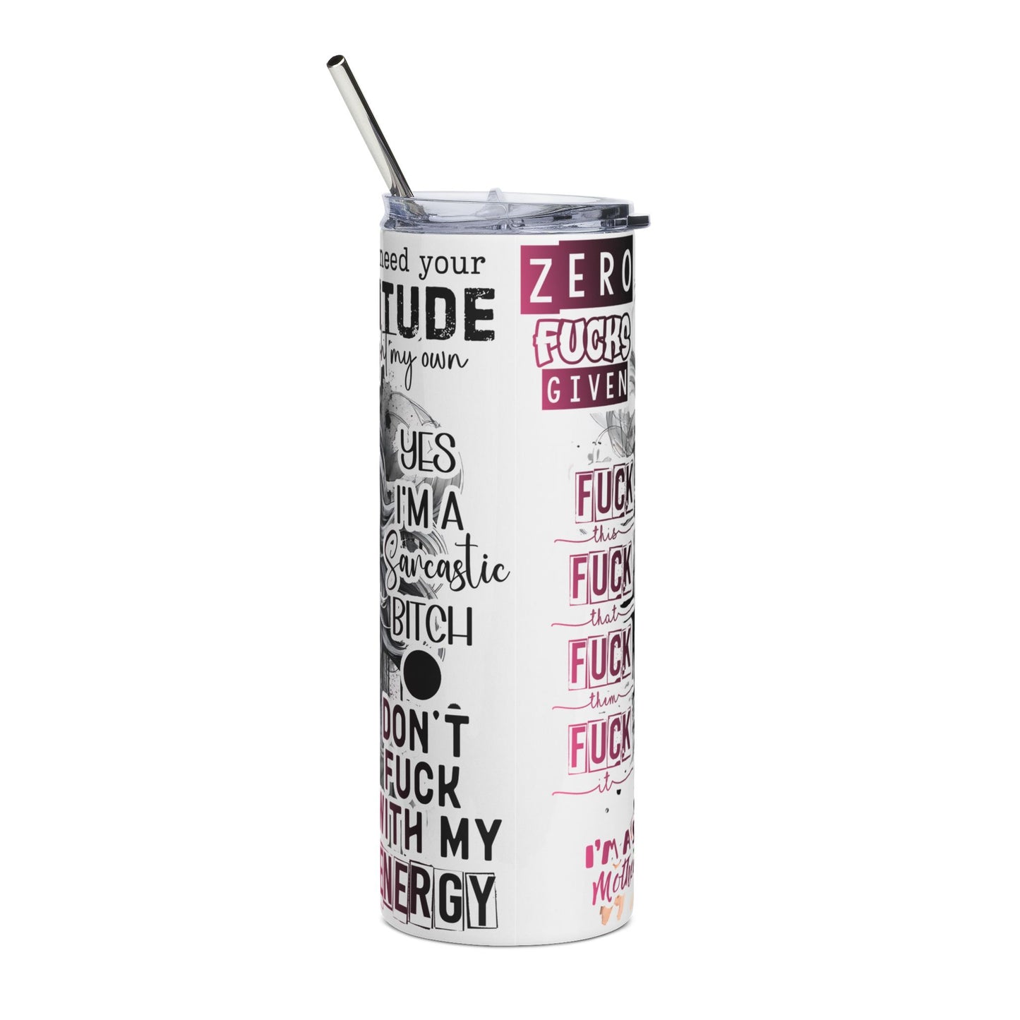 Attitude Stainless Steel Tumbler- 20 0Z - VYBE