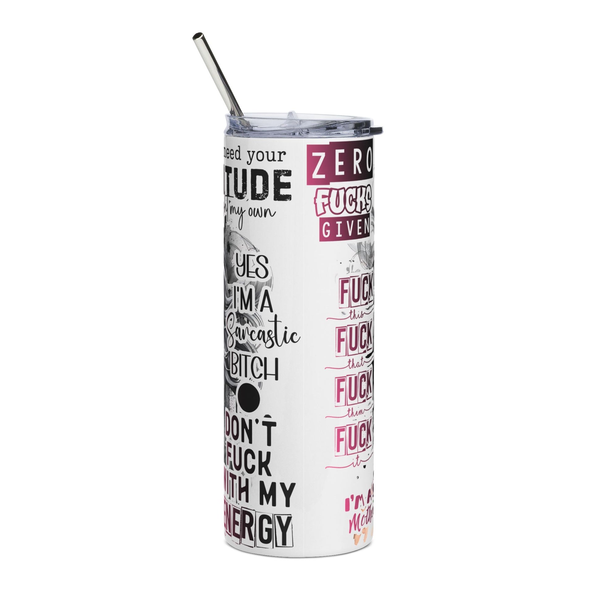 Attitude Stainless Steel Tumbler- 20 0Z - VYBE