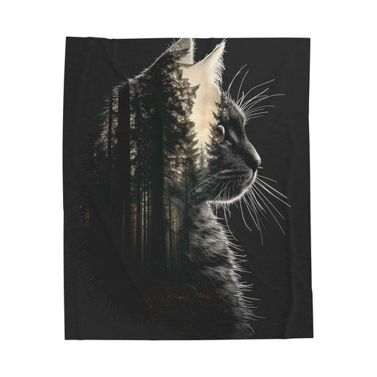 Cozy Cat-Themed Blanket