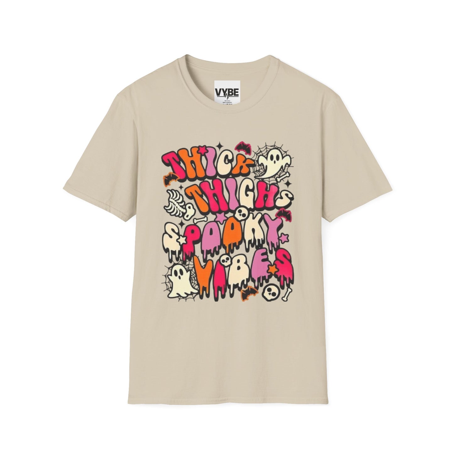 Halloween- Spooky Vibes T-Shirt, Cute Colorful Halloween Tee - VYBE Shop