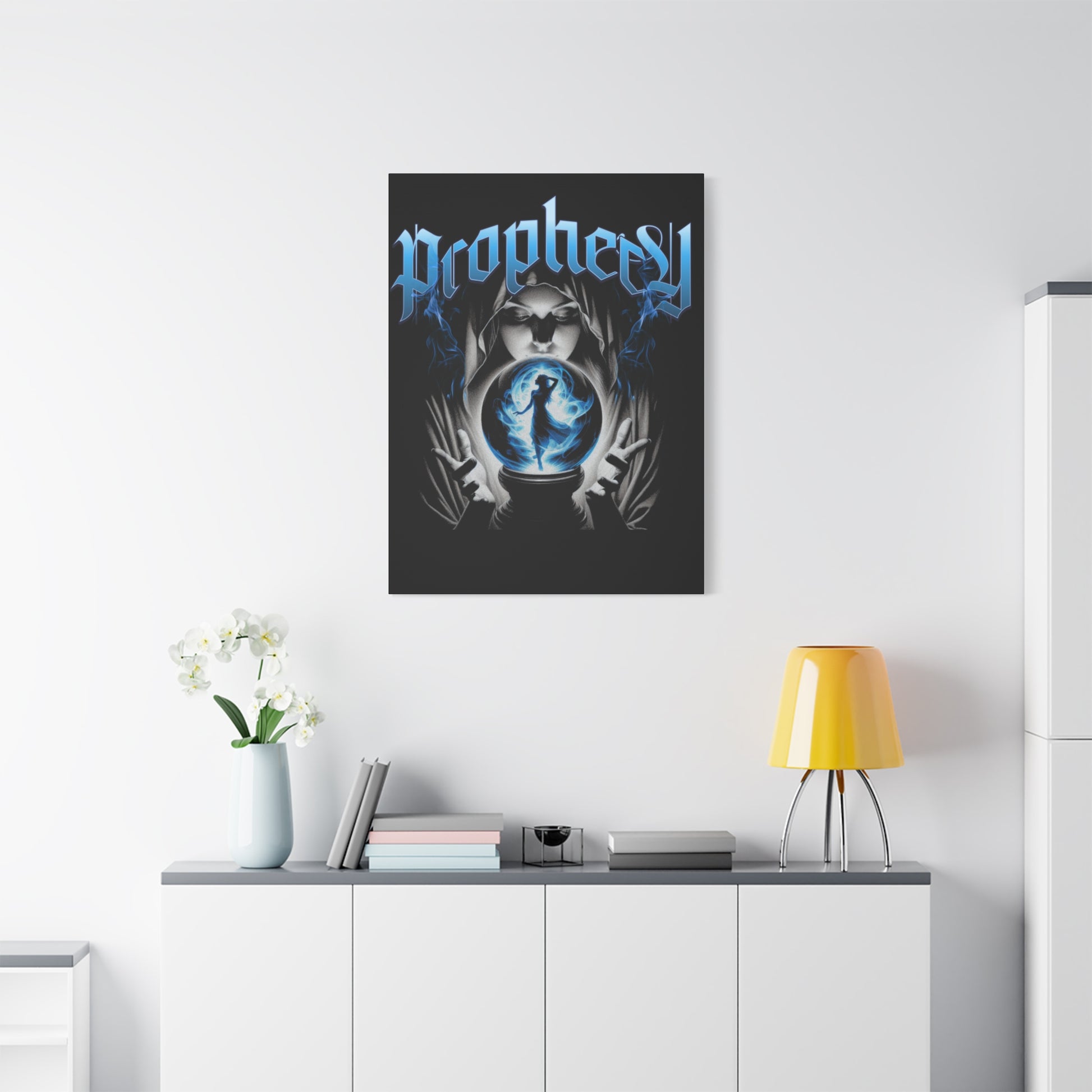 Mystical Wall Art Print, Prophecy Canvas, Home Decor, Unique Gift, Gothic Art, Witchcraft Decor - VYBE Shop