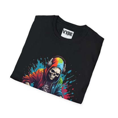 DJ Skull T-Shirt - VYBE Shop