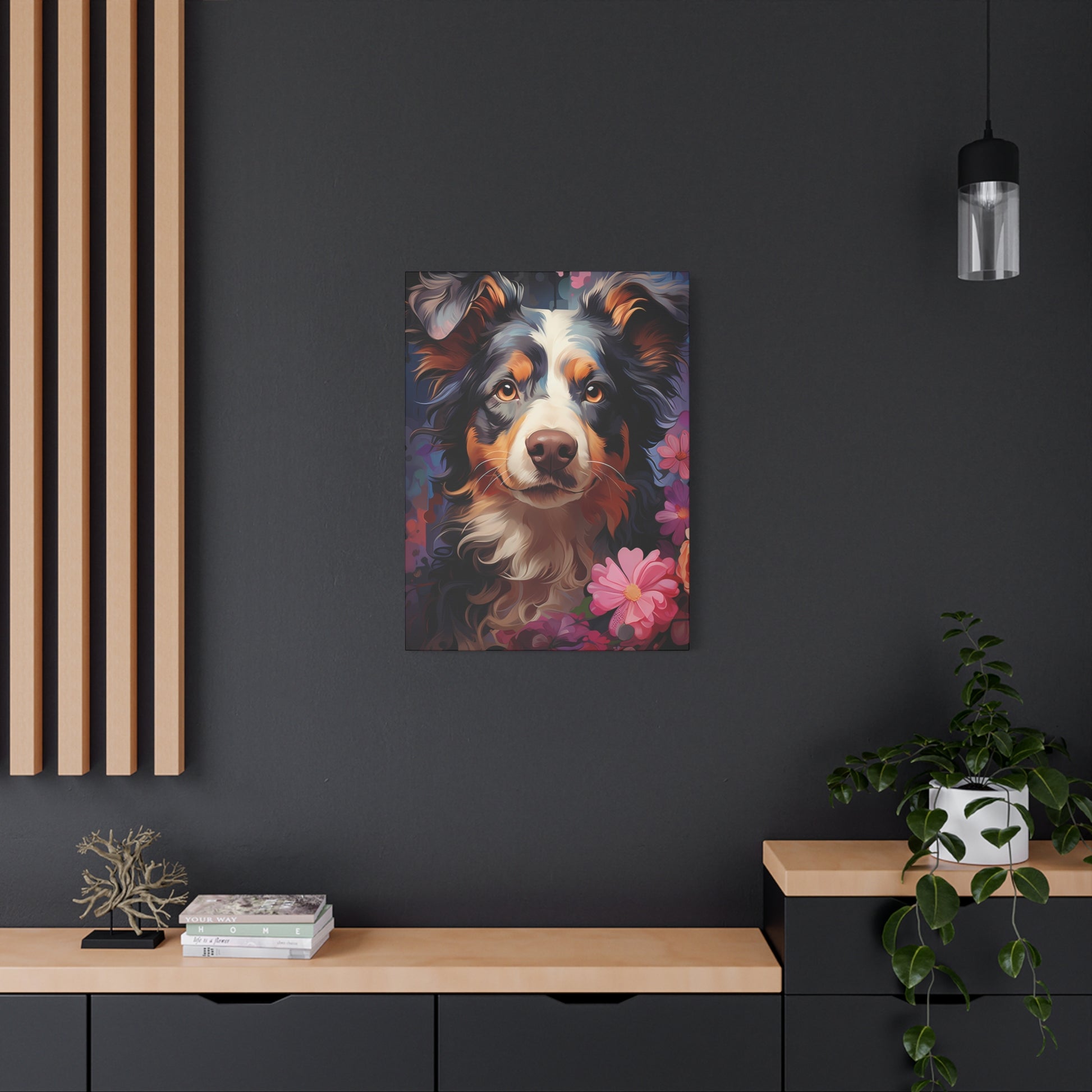 Border Collie Canvas Print - Framed Wall Art for Dog Lovers - VYBE Shop