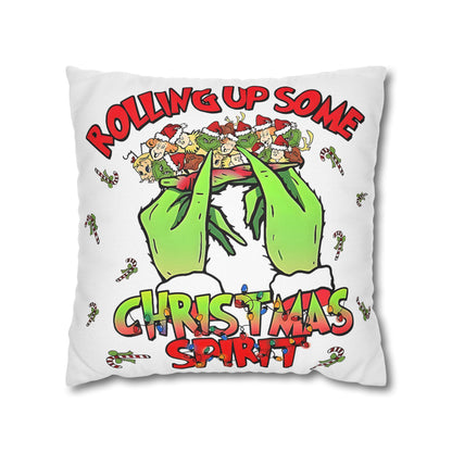 Grinch Christmas Pillowcase - Fun Holiday Decor Throw Pillow Cover for Festive Home Accent and Unique Gift - VYBE Shop