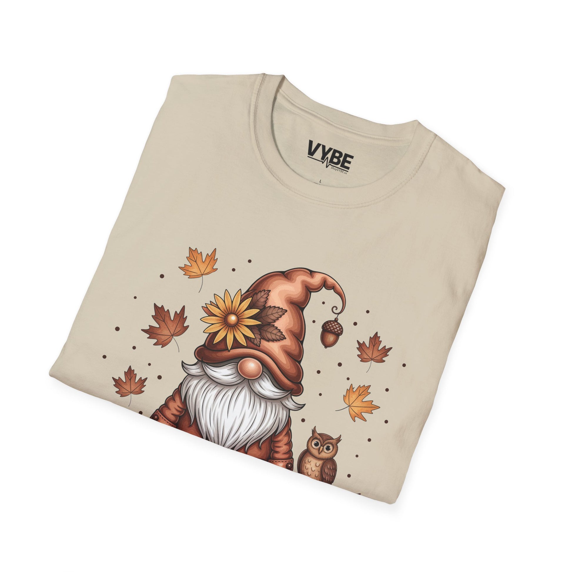 Autumn Gnome T-Shirt, Cozy Fall Tee - VYBE