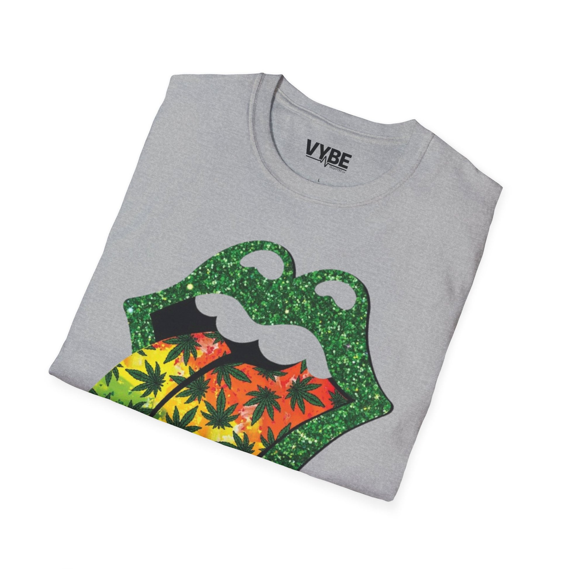 420- Vibrant Rolling Stones-Inspired Graphic Tee - VYBE Shop