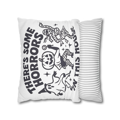 Halloween Decorative Pillowcase for Spooky Autumn Home Decor with Ghost and Mummy Design - VYBE Shop