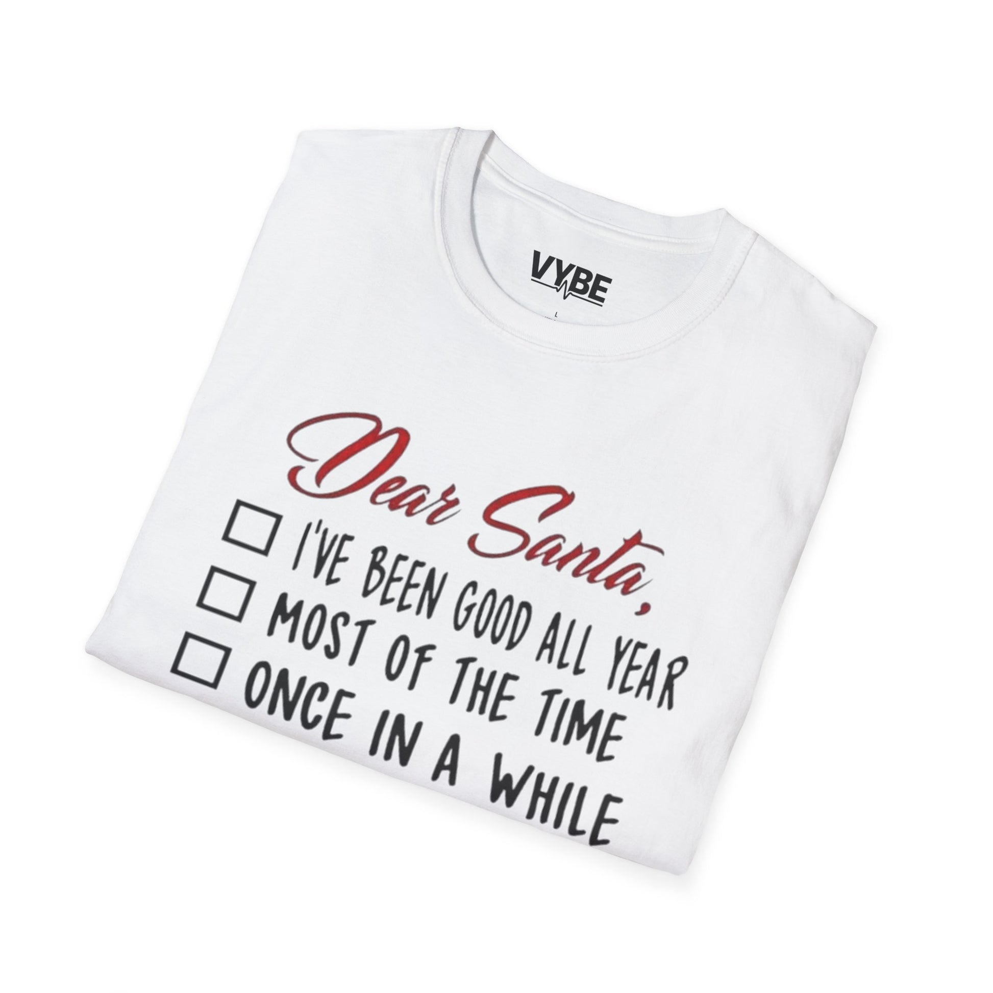Christmas- Dear Santa Humor Tee - VYBE Shop