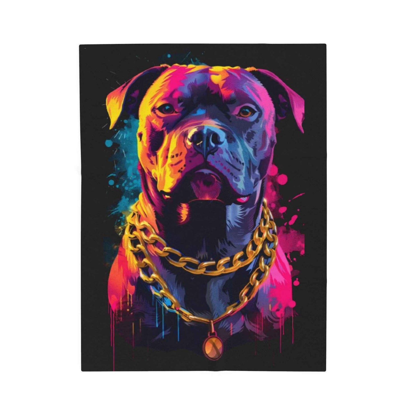 Cozy Colorful Dog Blanket