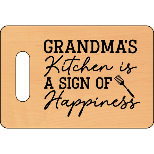 Grandma's Kitchen Cutting Board - Engraved Chef Gift & Unique Kitchen Decor - VYBE Shop