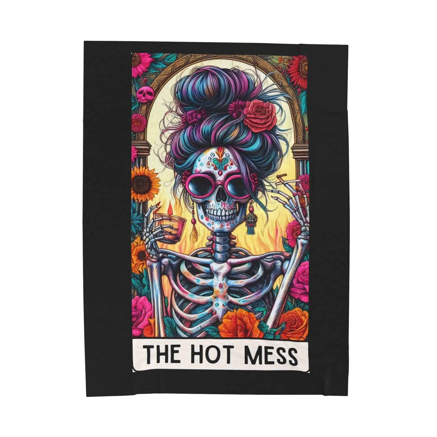 Tarot Hot Mess Plush Blanket