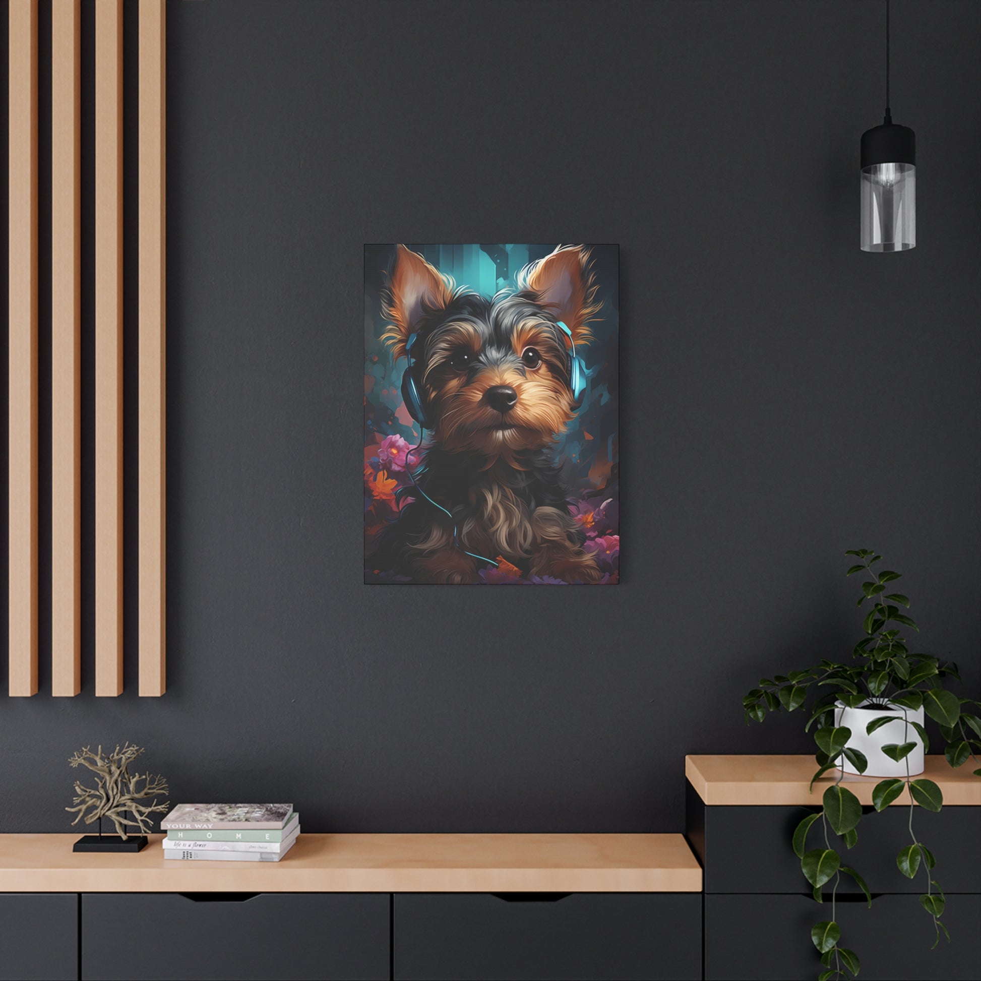 Yorkshire Terrier Wall Art Canvas Print - Perfect Gift for Pet Lovers - VYBE Shop