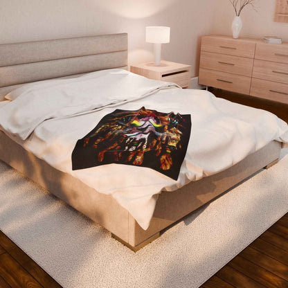 Reggae Lion Plush Blanket