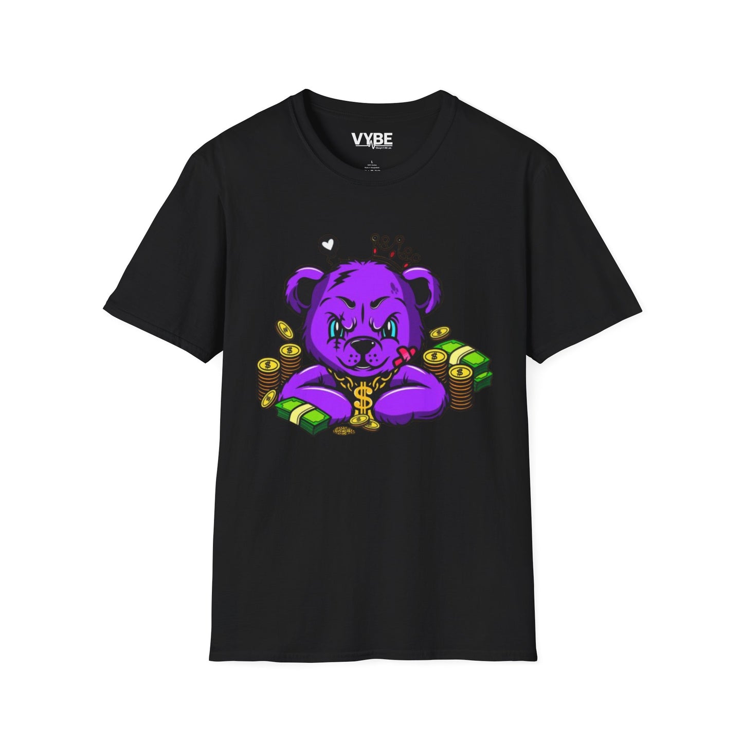 Purple Money Bear T-Shirt - VYBE