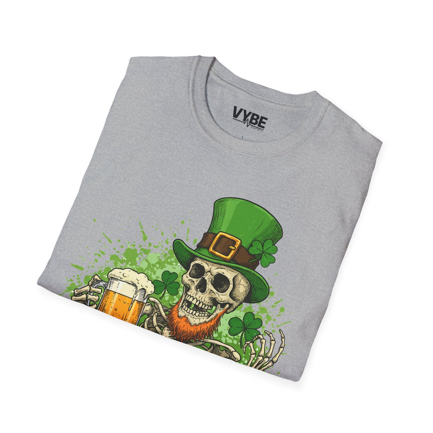 St. Patrick's Day Skeleton T-Shirt - VYBE