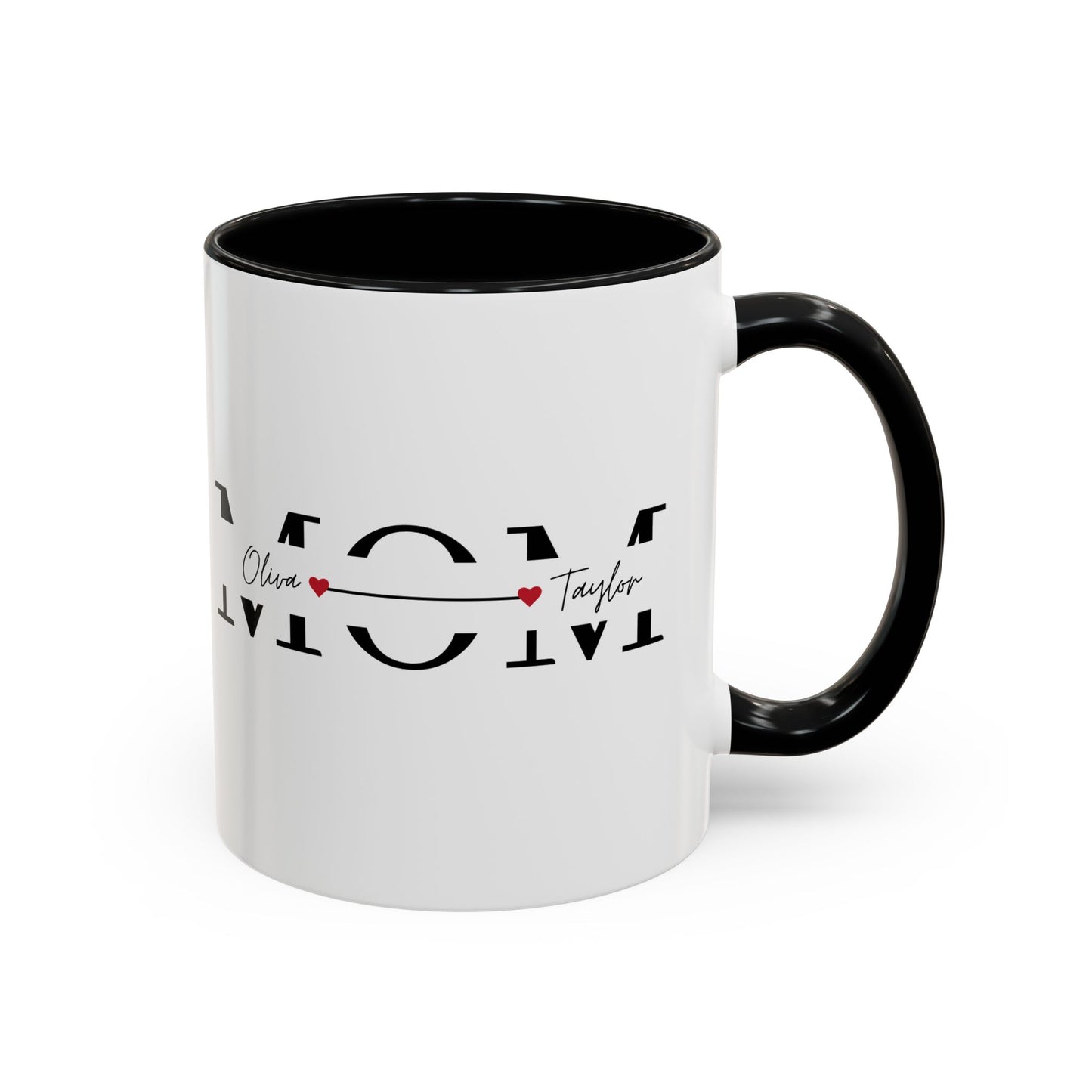 Personalized Mom Coffee Mug, Gift for Mother's Day, Customizable Mug for Mom, Family Coffee Mug, Heartfelt Coffee Cup - VYBE Shop