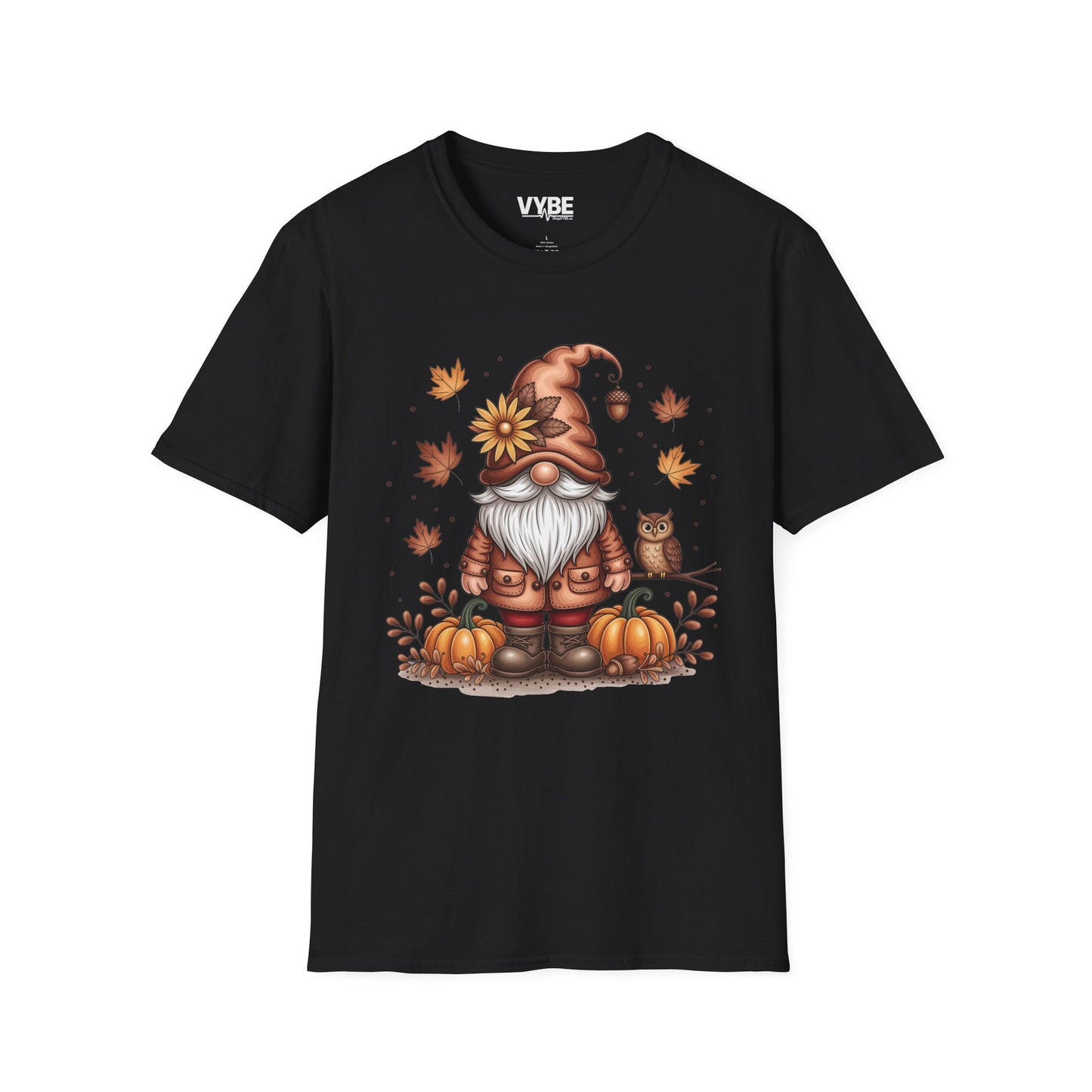 Autumn Gnome T-Shirt, Cozy Fall Tee - VYBE