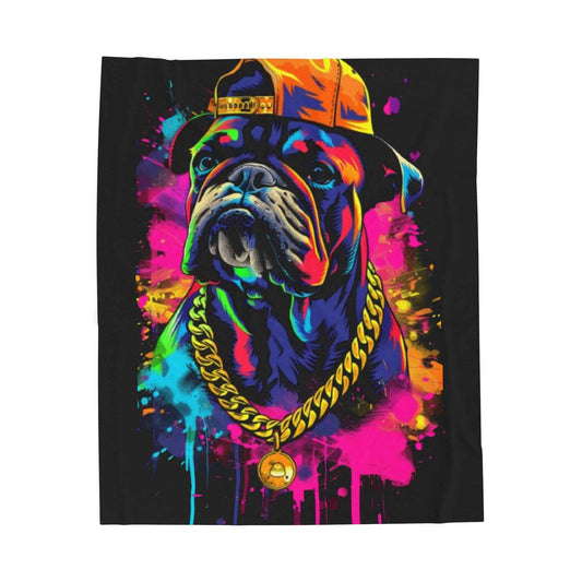 Colorful Dog Plush Blanket