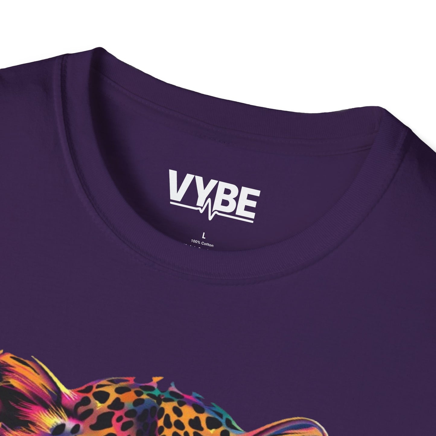 Neon- Leopard Graphic T-Shirt - VYBE Shop