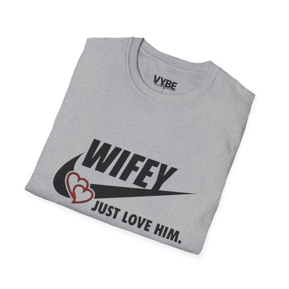 Cute Wifey Love Graphic T-Shirt, Cute Couples Tees, Cute Gift - VYBE Shop