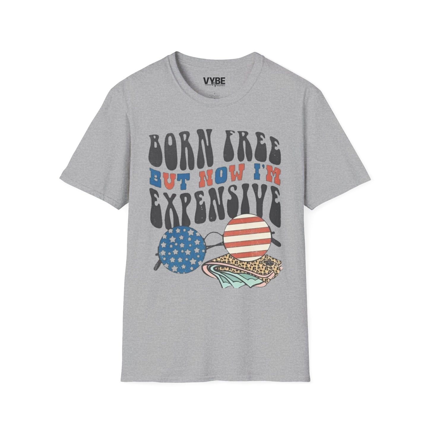 July 4th Born Free Graphic T-Shirt - VYBE