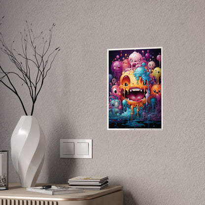 Vibrant Creatures Poster for Kids’ Room Decoration - VYBE Shop