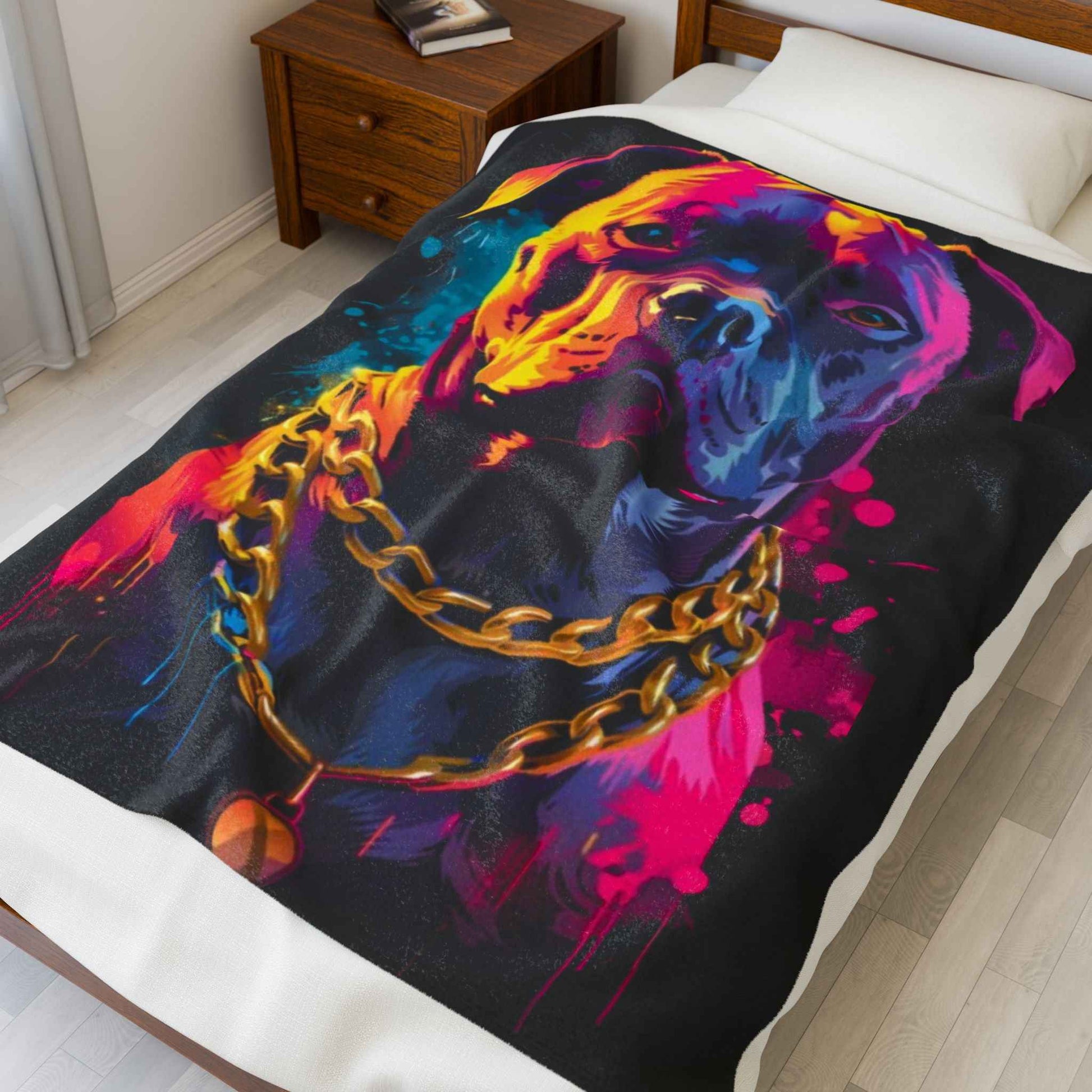 Cozy Colorful Dog Blanket