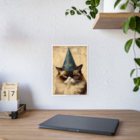 Grumpy Cat Poster - Fun Party Art Print for Cat Lovers - VYBE Shop