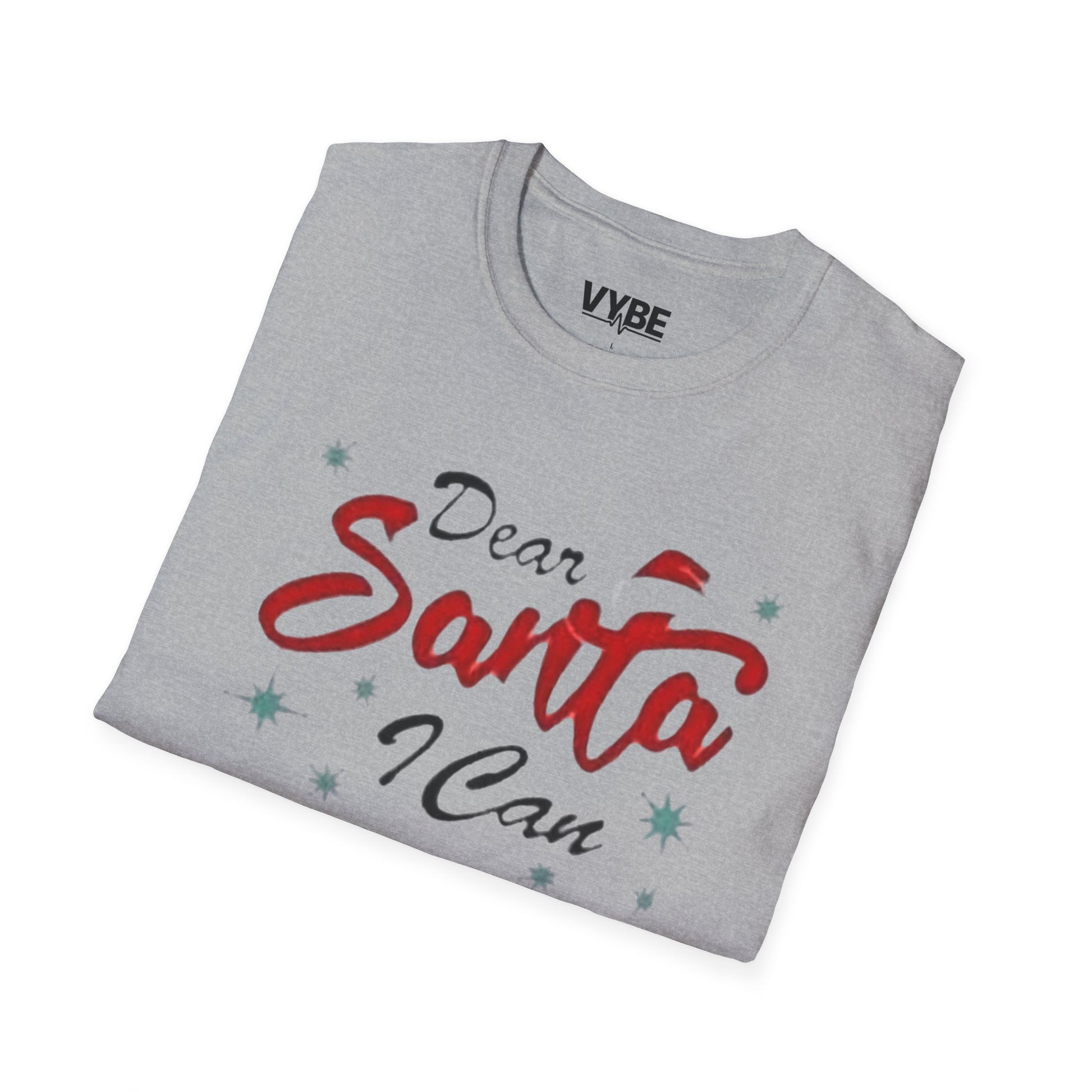 Christmas- Dear Santa I Can Explain T-shirt, Funny Gift Idea - VYBE Shop