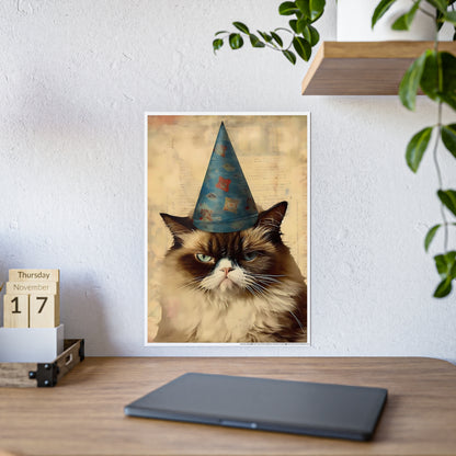 Grumpy Cat Poster - Fun Party Art Print for Cat Lovers - VYBE Shop