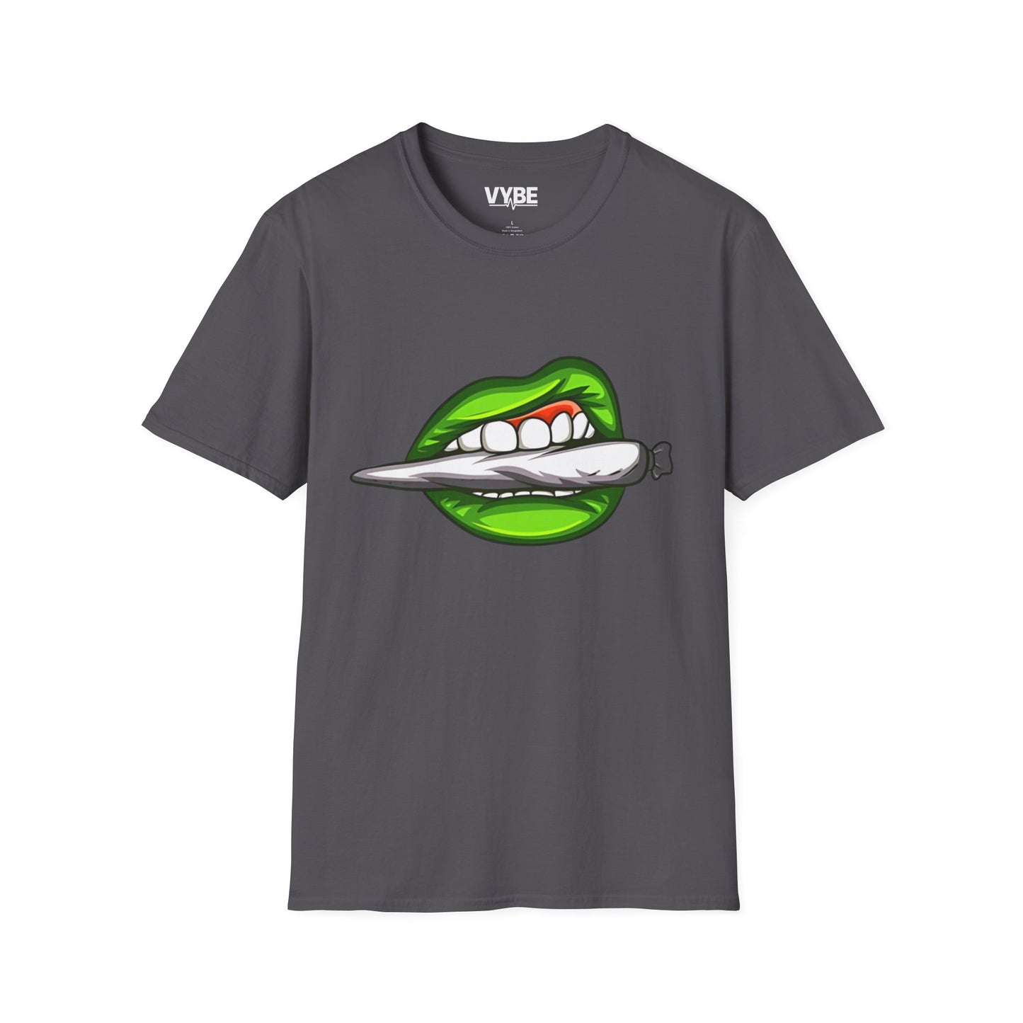 420- Cannabis Lip Graphic T-Shirt - VYBE Shop