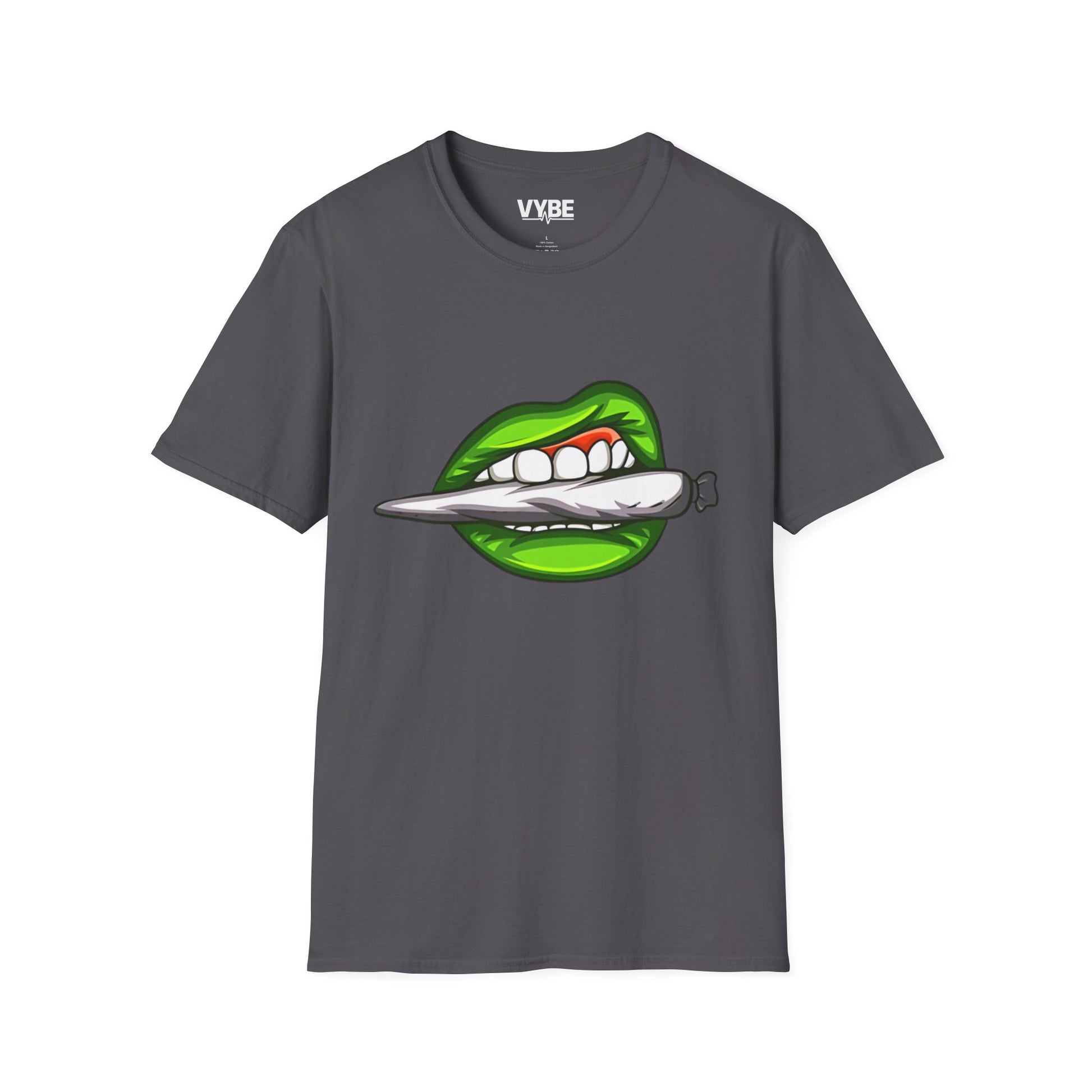 420- Cannabis Lip Graphic T-Shirt - VYBE Shop