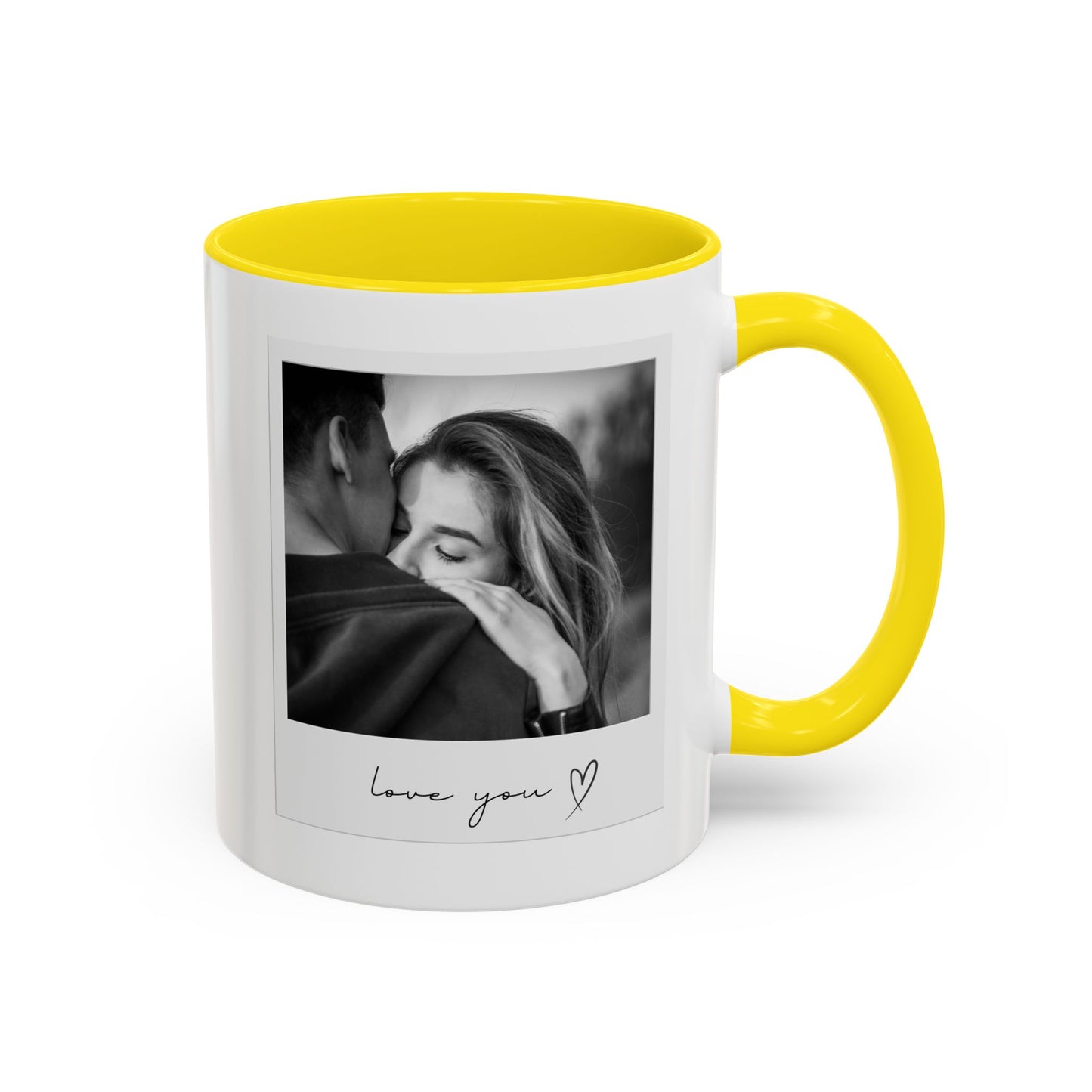 Love You Coffee Mug – Customized Romantic Gift for Couples, Engagement Present, Valentine's Day - VYBE Shop