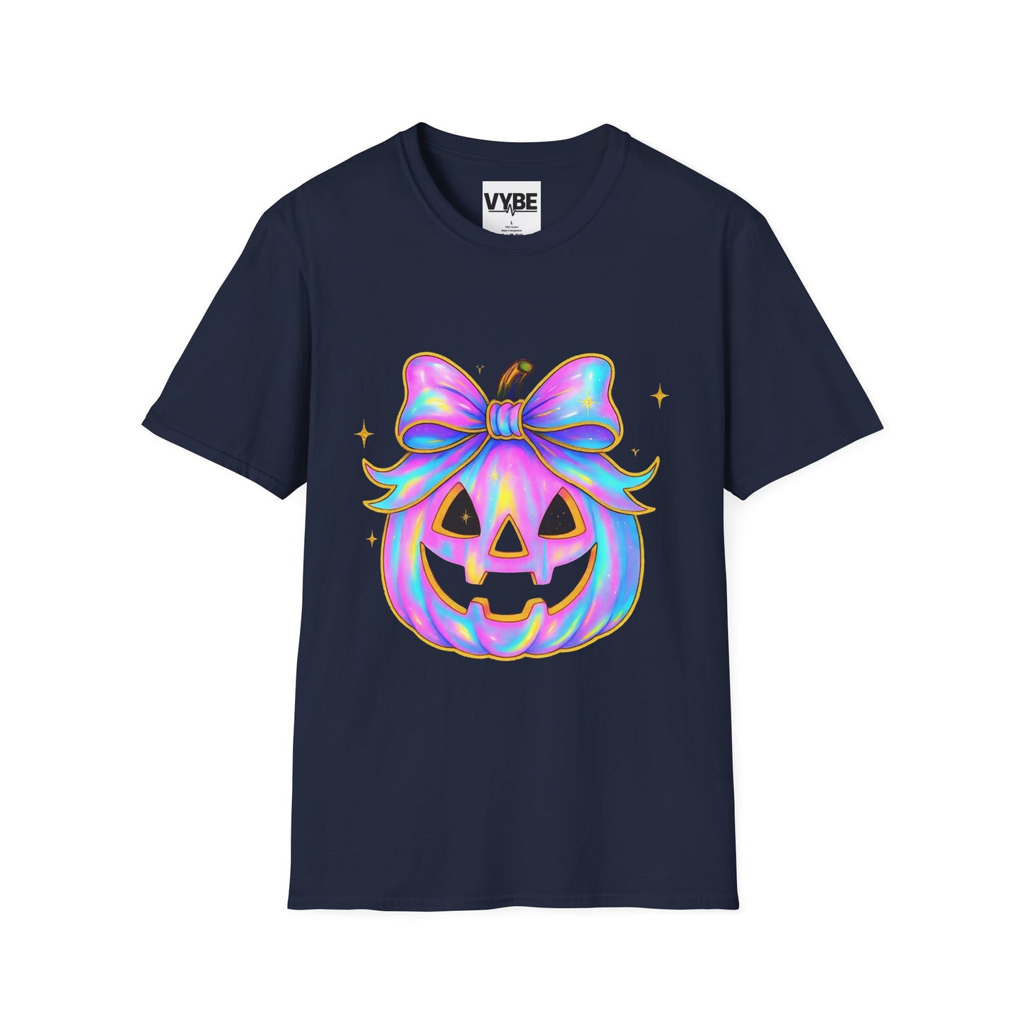 Halloween- Pumpkin Graphic Tee, Unisex T-Shirt for Spooky Season, Festival Apparel, Cute Fall Shirt - VYBE Shop
