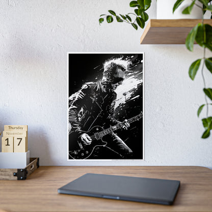 Edgy Rock Music Poster | Trendy Wall Art for Music Lovers - VYBE Shop