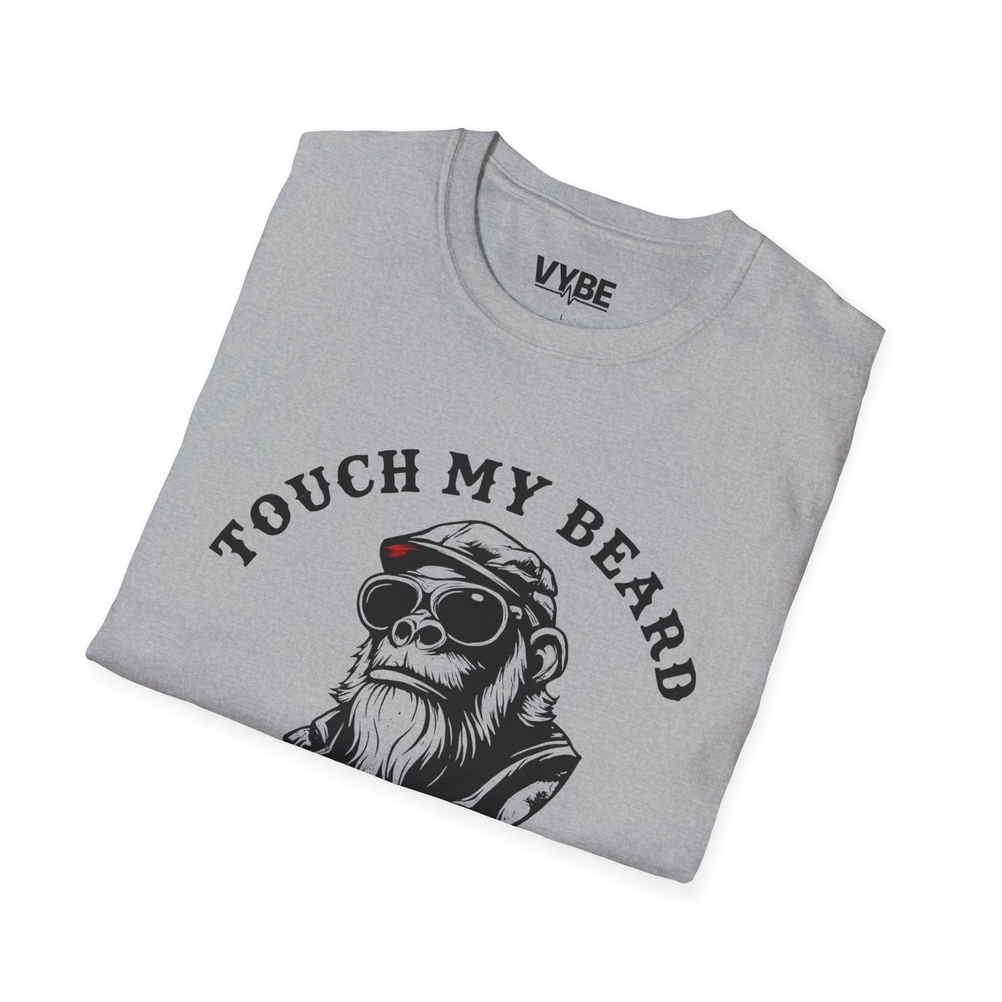Funny- Beard Graphic T-Shirt, Unisex Tee for Bearded Men, Gifts for Him, Casual Wear, Birthday Celebrations, Humor Apparel - VYBE Shop