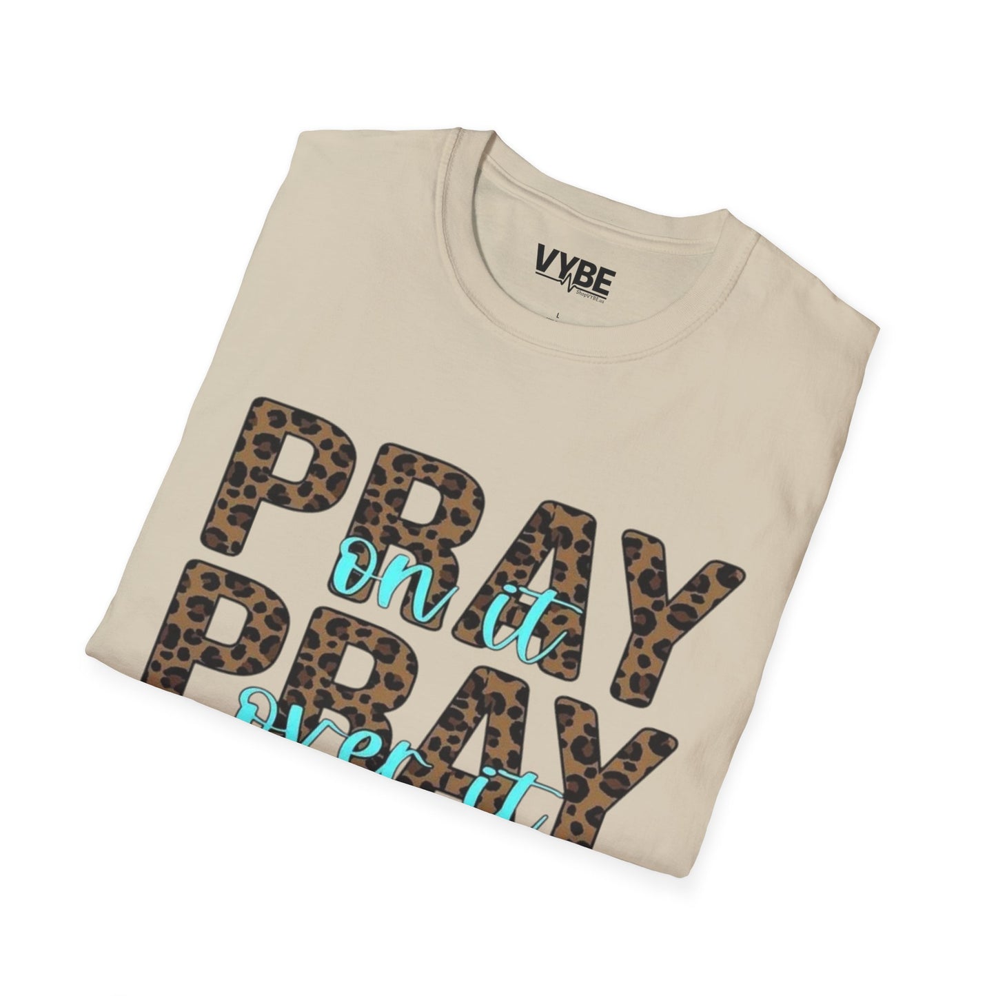 Pray Leopard Print T-Shirt - VYBE