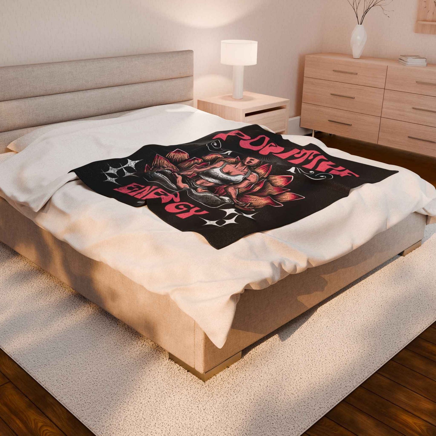 Positive Energy Plush Blanket