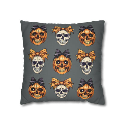 Halloween Skull Decor Pillowcase for Spooky Autumn Decoration and Perfect Gift for Witch Lovers - VYBE Shop
