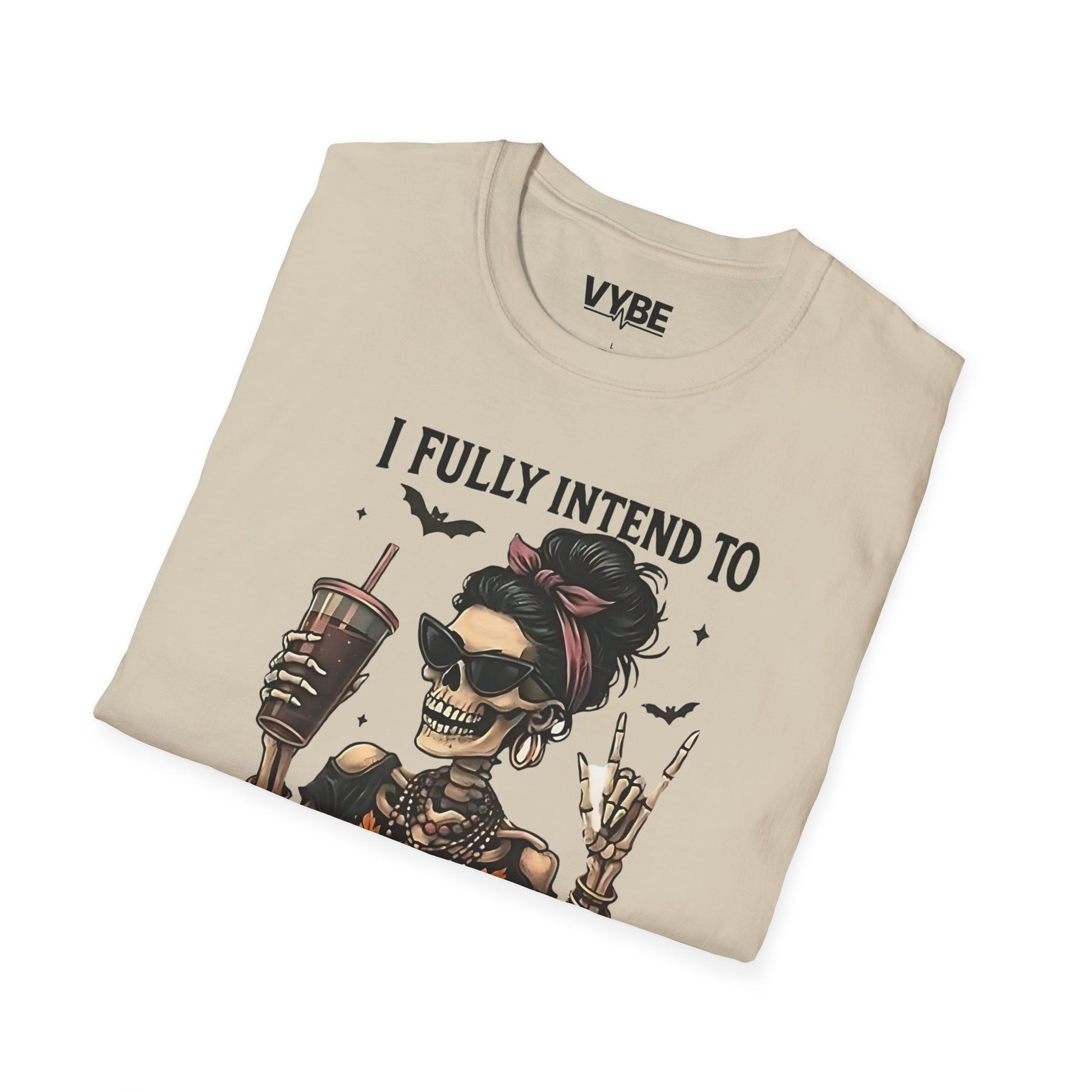 Edgy- Skeleton Haunting List T-Shirt, Funny Halloween Tee, Unisex Graphic Shirt, Gift for Halloween Lovers - VYBE Shop